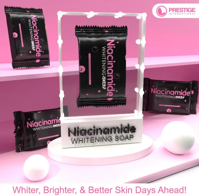 Prestige Niacinamide Whitening Soap - 75g - Image 2
