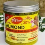 Veet Gold Almond Super Whitening Salt Body Scrub