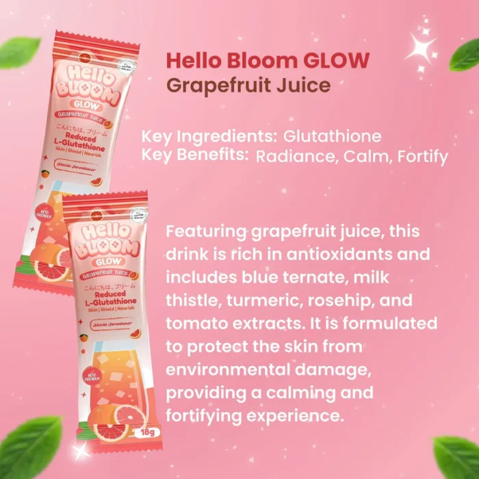 Hello Bloom Glow Glutathione Drinks (Choose a Flavor) - Image 5