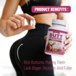 Butt Booster Pills, Mention Buttocks Herbal Supplements, Plump Hips Enhancement Firming and Seductive, 60 Tablets - Image 2