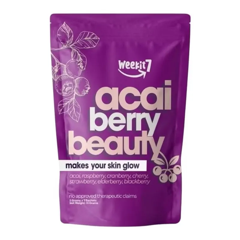 Acai-Berry-Beauty Weekit7 Acai Berry Glowing Beauty Powder - 5g x 7 Sachets - Image 1