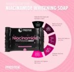 Prestige Niacinamide Whitening Soap - 75g - Image 3