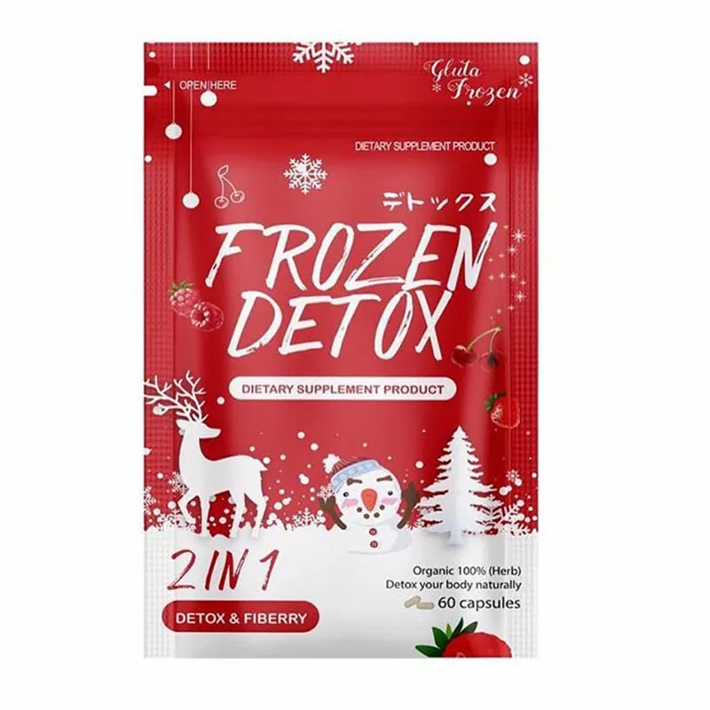 Detox-1 Frozen Detox 2-In-1 Detox And Fiberry Dietary Supplement 60 capsules - Image 1