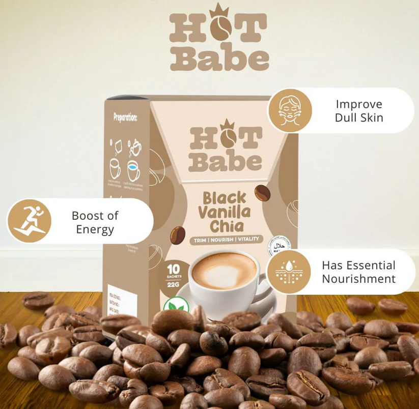 EE3E34D5-84FF-4CB1-996E-5B92E83BF729_823x Hot Babe Black Vanilla Chia Coffee by Kiray - Image 1