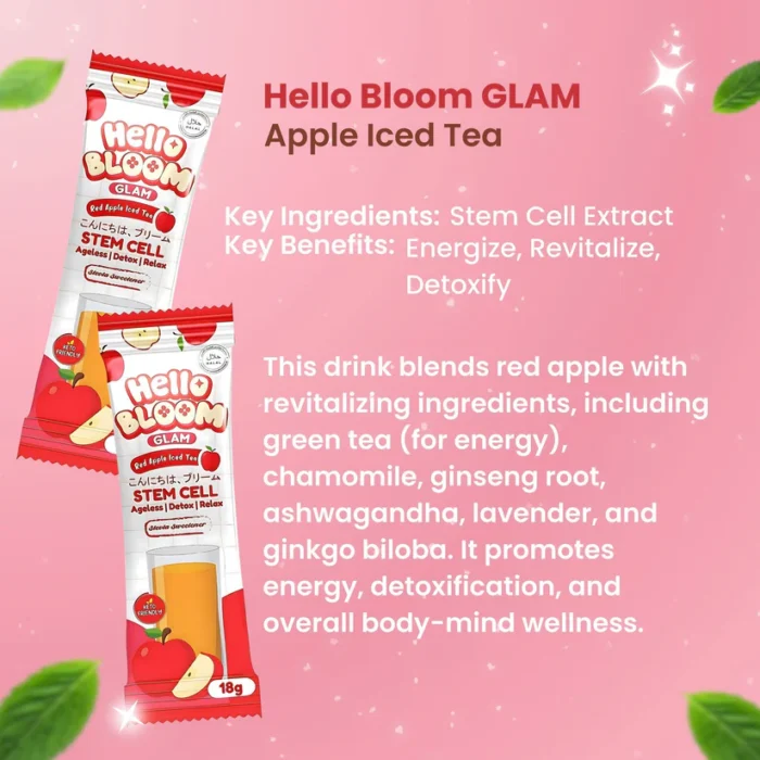 Hello Bloom Glam Stem Cell Drink (Choose a Flavor) - Image 5