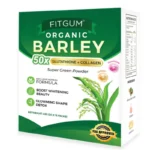 FITGUM Organic Barley 50X Glutathione + Collagen Super Green Powder