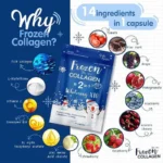 Frozen Collagen 2 in 1 Premium Collagen Supplements - 60 Capsules - Image 2