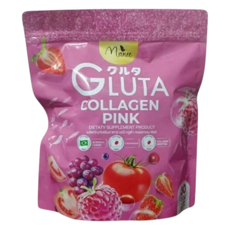 Gluta-Collagen-Pink Manee Gluta Collagen Pink – 30 Sachets × 10g Each - Image 1