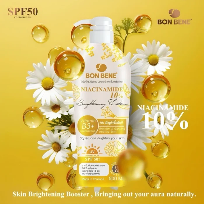 Bon Bene Niacinamide Brightening Lotion SPF50++ - 500ml - Image 2