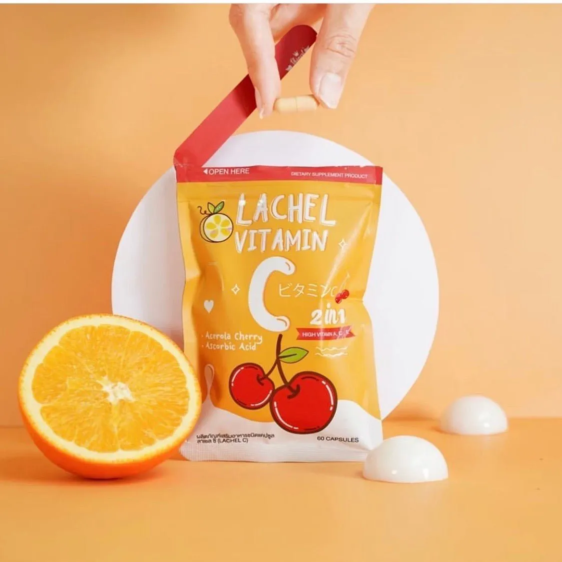 Lachel-1 Lachel Vitamin C 2-in-1 Capsules – Radiant Skin and Strong Immunity in One - Image 1