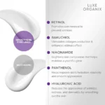 Luxe Organix Retinol + Bakuchiol Overnight Glow Gentle Treatment Cream - 30g - Image 3