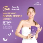 Luxe Organix Retinol + Gluta Youthful Radiance Whitening Serum Lotion - 350ml - Image 3