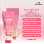 Luxe Organix Niacinamide + Arbutin Healthy Light Whitening Serum Lotion - 350ml - Image 2