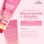 Luxe Organix Niacinamide + Arbutin Healthy Light Whitening Serum Lotion - 350ml - Image 5