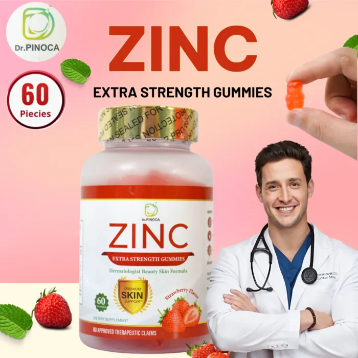 Dr. Pinoca Zinc Extra Strength Gummies | Max Absorption Formula - Image 5