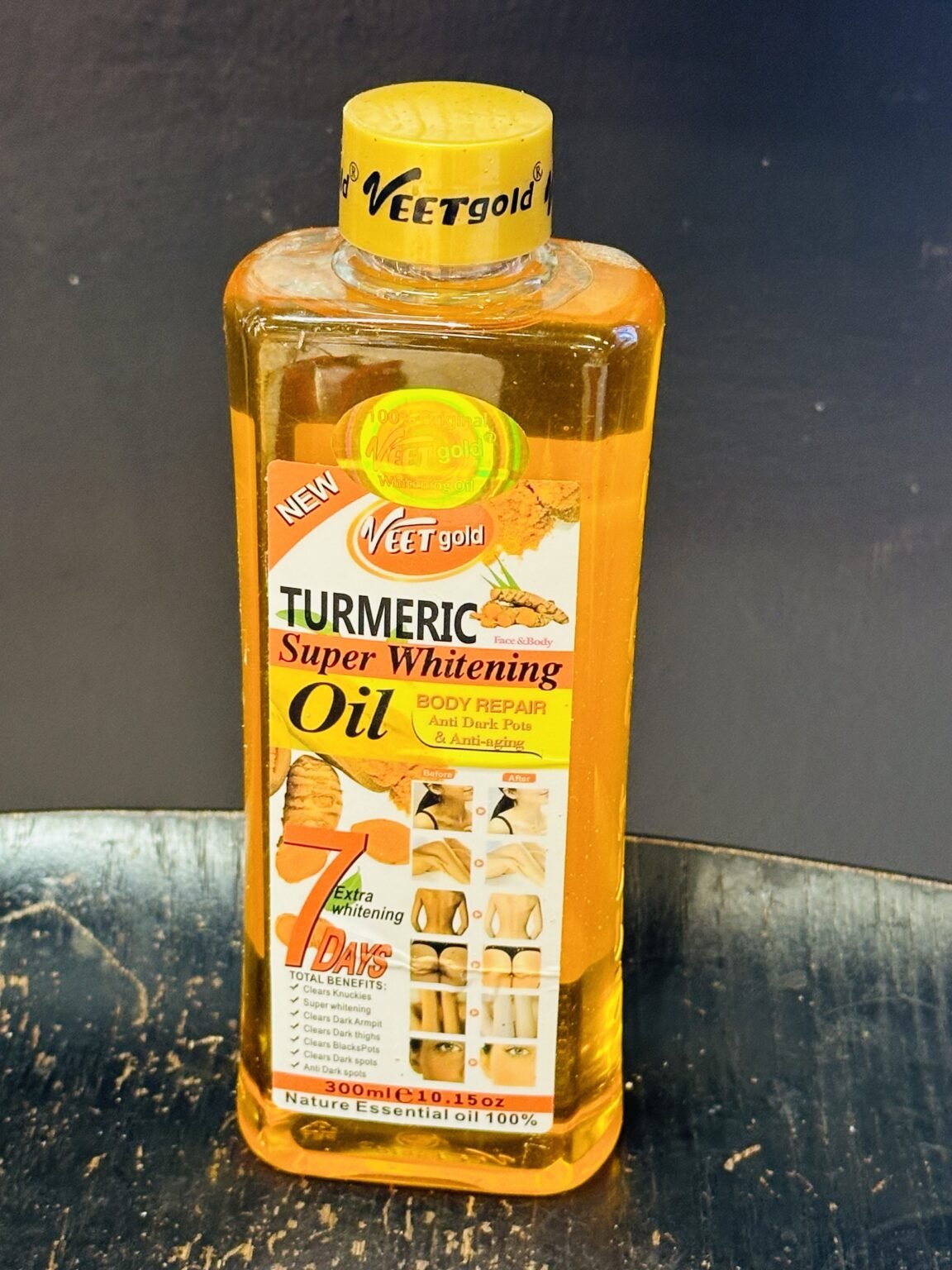 img_3835-2-1152x1536 (1) Veet Gold Turmeric Super Whitening Oil 300ML - Image 1
