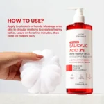 Luxe Organix DermaPro Salicylic Acid 2% Acne Rescue Serum Antibacterial Body Wash - Image 2