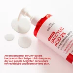 Luxe Organix DermaPro Salicylic Acid 2% Acne Rescue Serum Antibacterial Body Wash - Image 3