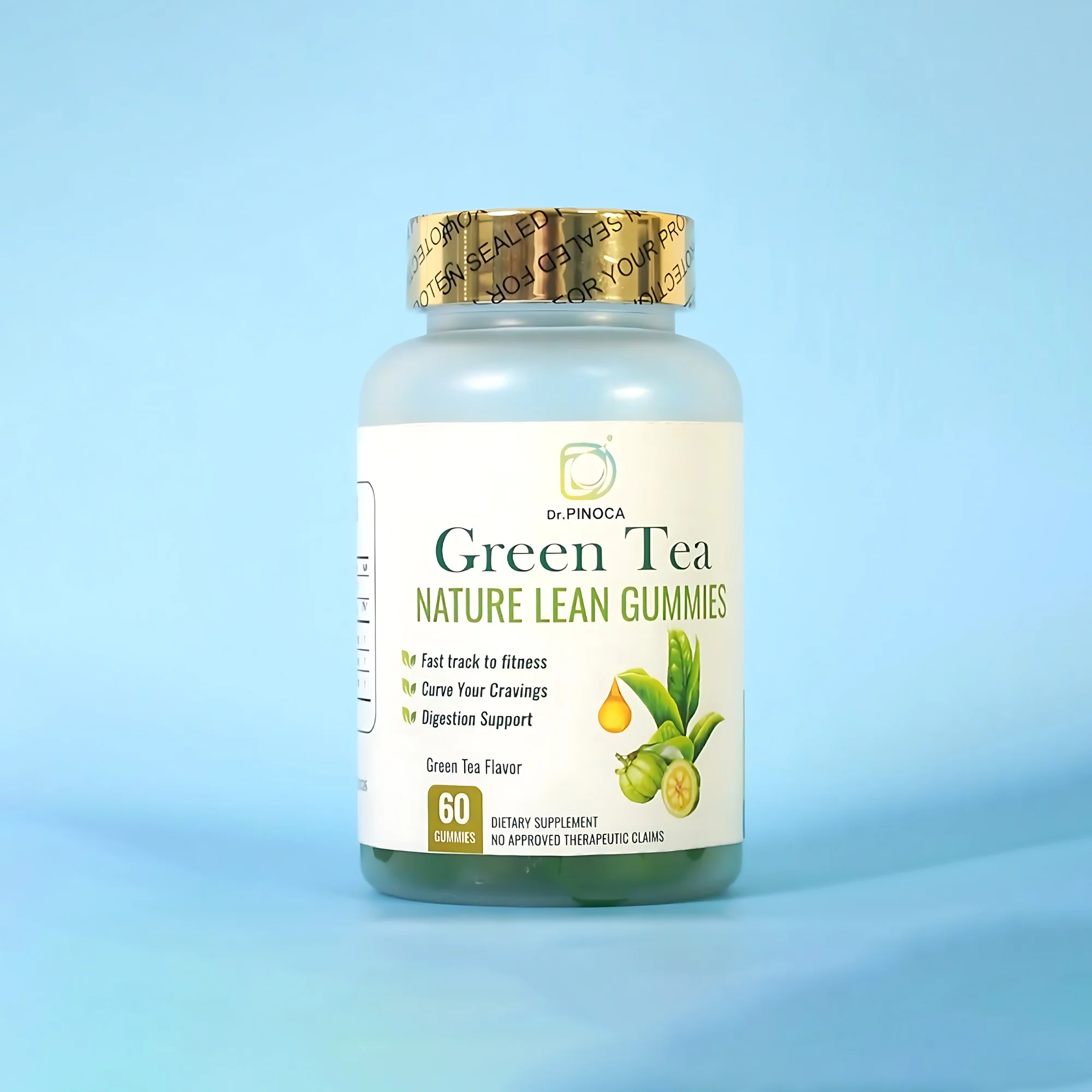 n1.4_fc2c7478-4f1e-41a3-bb21-a8018d1bf8f2 Dr. Pinoca Green Tea Nature Lean Gummies – 60 Gummies - Image 1