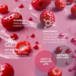 Luxe Organix Panthenol Therapy 24H Lip Serum - Berry Glaze (10g) - Image 4