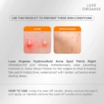 Luxe Organix Hydrocolloid Acne Patch – Night Time (48 Patches) - Image 5