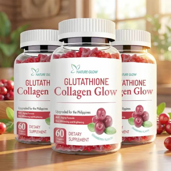 Nature Glow Glutathione Collagen Glow Cranberry Gummies