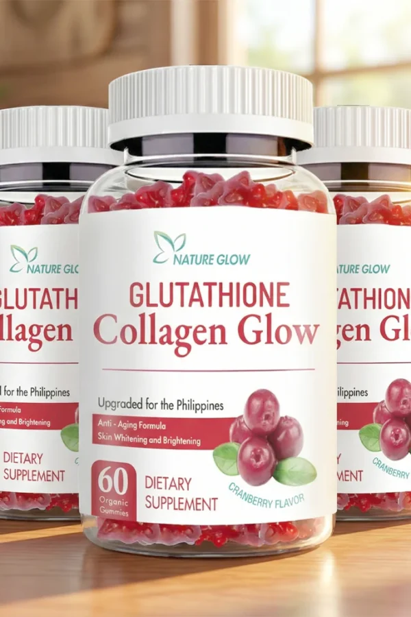 Nature Glow Glutathione Collagen Glow Cranberry Gummies