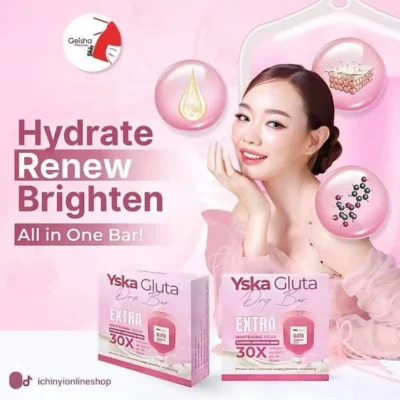 YSKA Gluta Drip Bar 30x Extreme Whitening Soap 70g