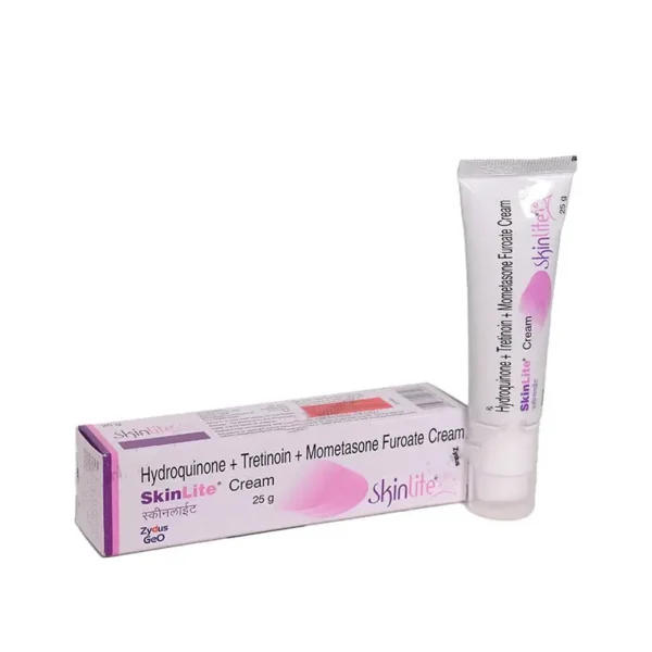 Zydus geo Skinlite Hydroquinone + Tretinoin + Mometasone + Furoate Cream 25g