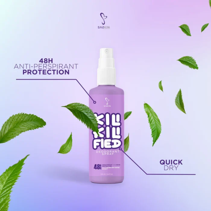 Saskin Kili Kili Fied Deodorant Spray - 60ml - Image 3