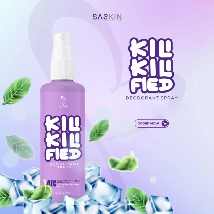Saskin Kili Kili Fied Deodorant Spray - 60ml - Image 5