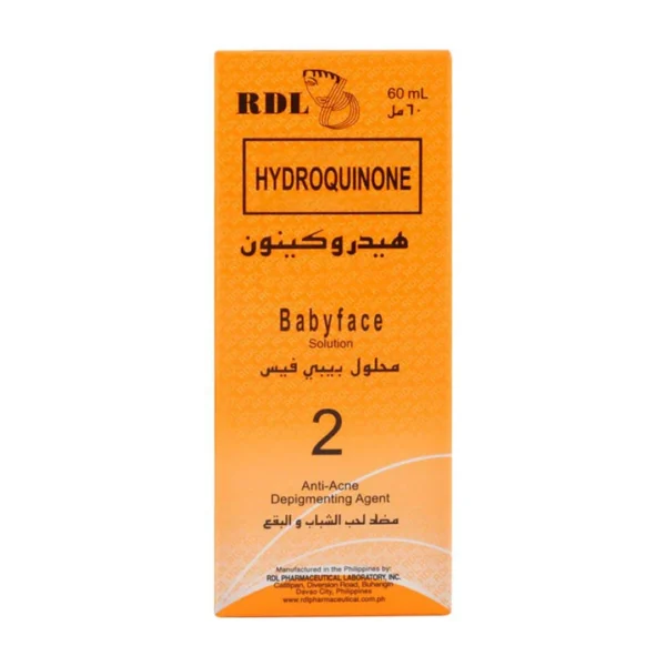 Babyface Solution No. 2 Anti-acne Depigmenting Agent 60ML Rdl