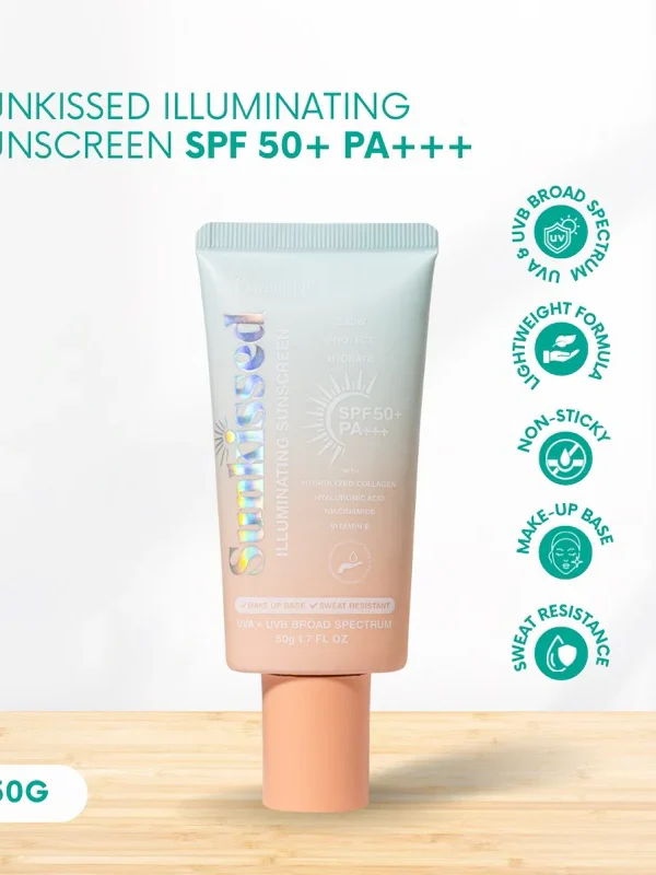 Barefaced Sunkissed Illuminating Sunscreen SPF50+ PA+++ 50g
