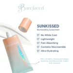 Barefaced Sunkissed Illuminating Sunscreen SPF50+ PA+++ 50g - Image 5