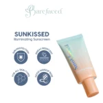 Barefaced Sunkissed Illuminating Sunscreen SPF50+ PA+++ 50g - Image 2