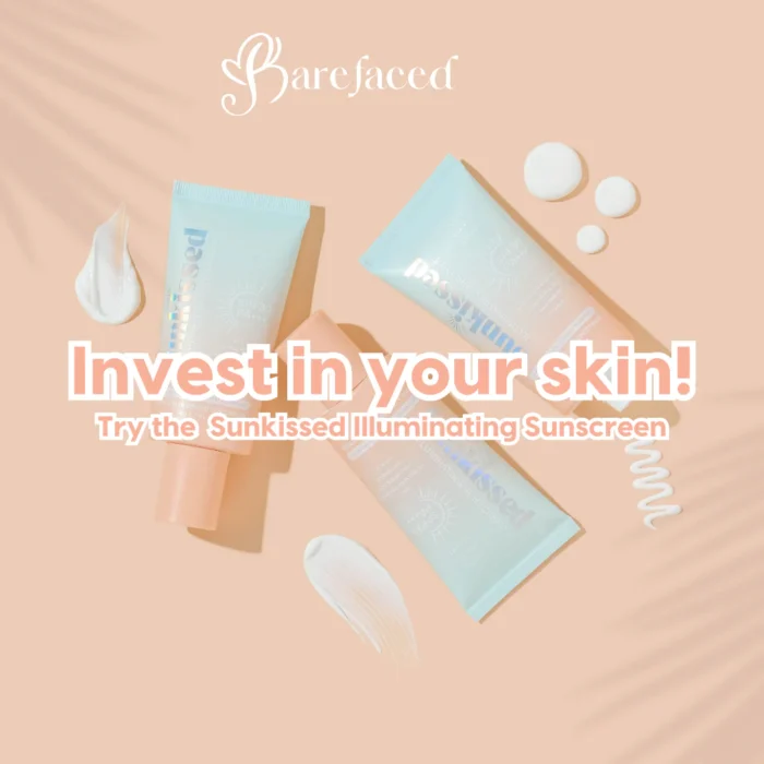 Barefaced Sunkissed Illuminating Sunscreen SPF50+ PA+++ 50g - Image 4