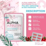 Precious Skin Alpha Arbutin Whitening 3 Plus Capsules - 2.5g × 10 Cap - Image 2