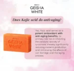 Geisha Soap White Intense Scar and Blemish Skin Brightening Bar – 65g x 3 - Image 5
