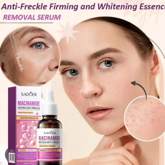 Sadoer Niacinamide Whiten Anti-Freckle Brightening Essence – 30ml - Image 4