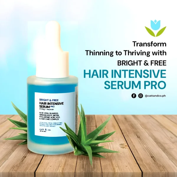 Catt & Co Bright & Free Hair Intensive Serum Pro – Strong & Nourish - 30ml