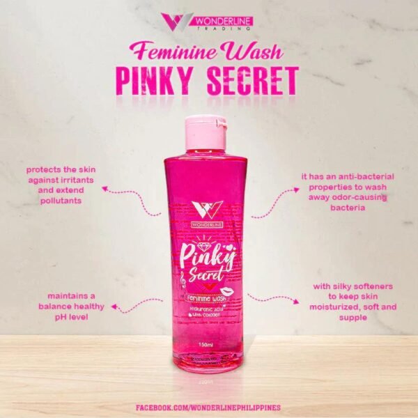 Wonderline Pinky Secret Feminine Wash - 150ml