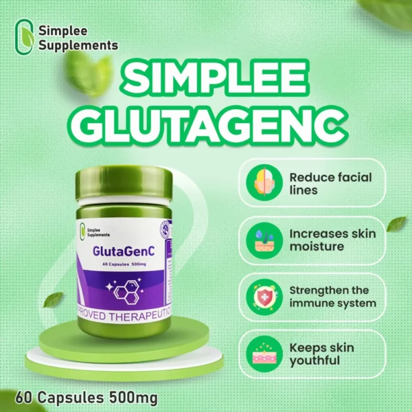 Gluta GenC 60 Capsules 500mg