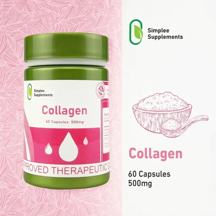 Simplee Collagen Supplement 500mg – 60 Capsules - Image 4