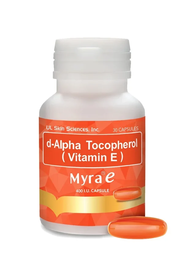 Myra E 400 IU d-Alpha Tocopherol (Vitamin E) – 30 Capsules
