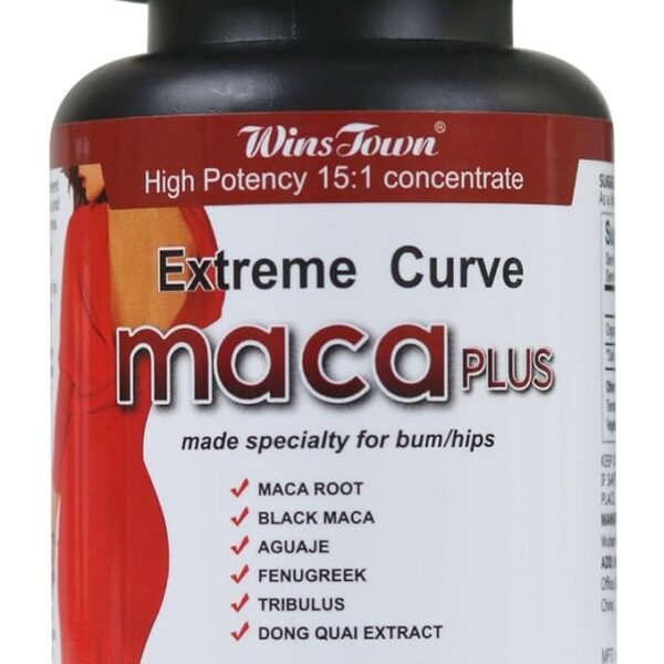 Maca Plus Capsules 7500mg for Women's Extreme Curve 60 Count