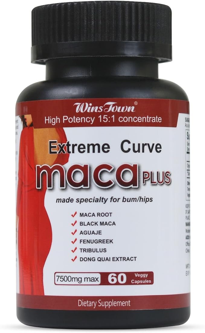 61umPfvtGEL._AC_SX679_ Maca Plus Capsules 7500mg for Women's Extreme Curve 60 Count