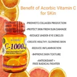 Acorbic C 1000mg Vitamin C Supplement – 30 Capsule - Image 2