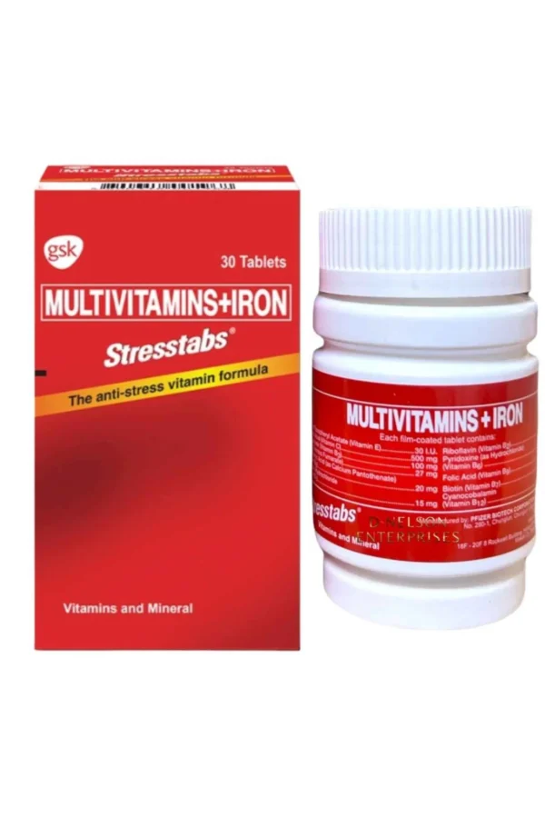 Stresstabs Multivitamins Iron - 30 Tabs