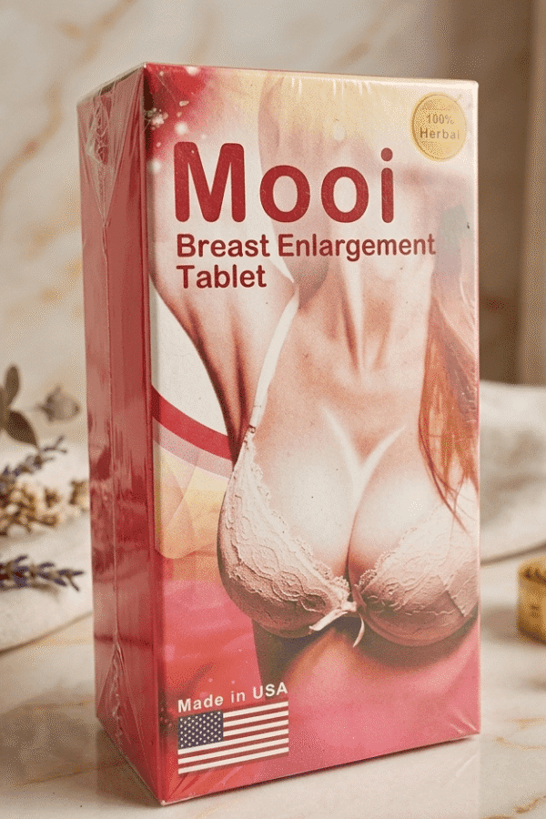 Mooi Breast Enlargement Tablet herbal women wellness supplement bottle