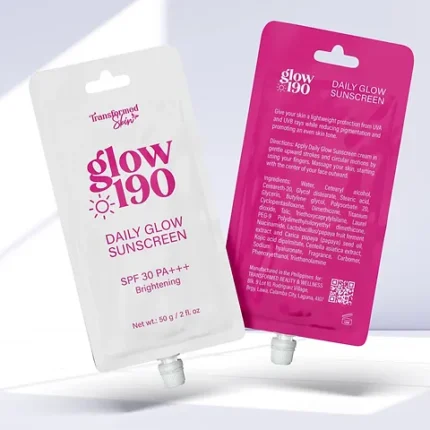 Glow 190 Daily Glow Sunscreen SPF30 Pa+++ Brightening 50g